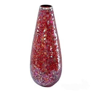 Vintage Mosiac Glass Vase